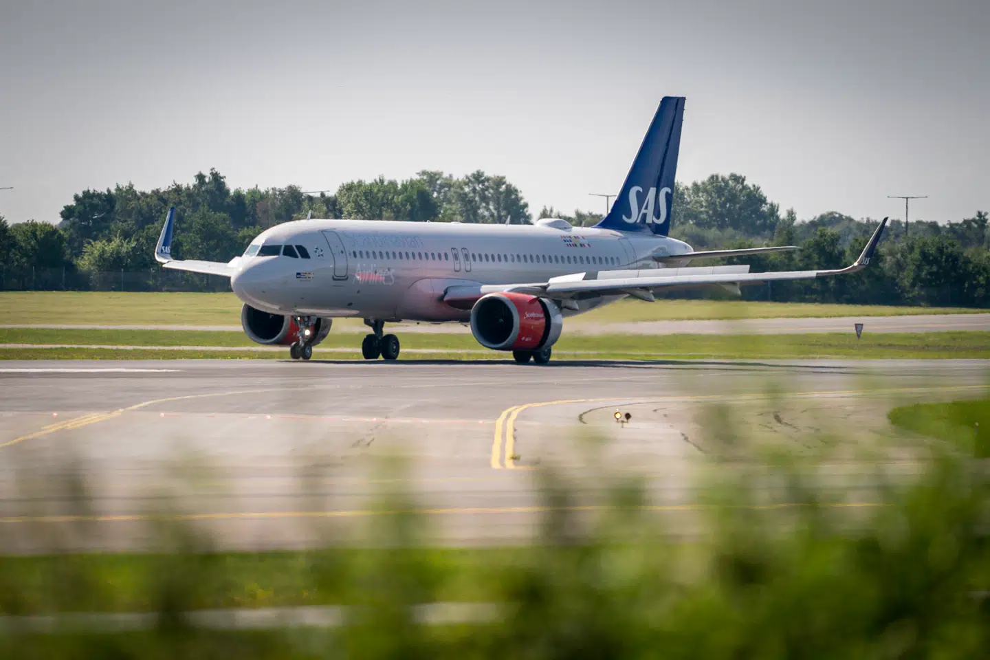 SAS-evakueringsfly ankommet til Danmark.