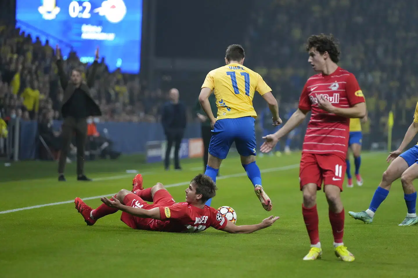 Champions League Kvalifikationskamp mellem Brøndby IF - Red Bull Salzburg, onsdag den 25. august 2021.