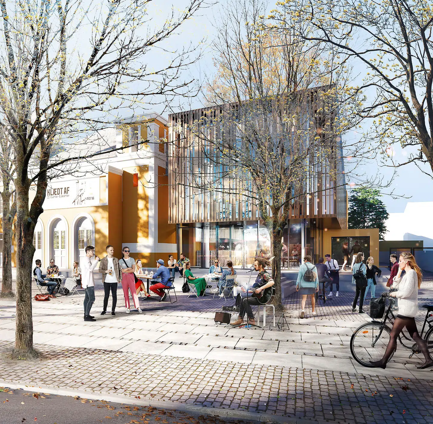 Et nyt væksthus for teater erstatter Café Kellerdirk på Frederiksberg Runddel. Det åbner efter planen til februar 2022. Det er arkitektfirmaet Kjær & Richter, der i samarbejde med Tranberg Arkitekter har tegnet bygningen.