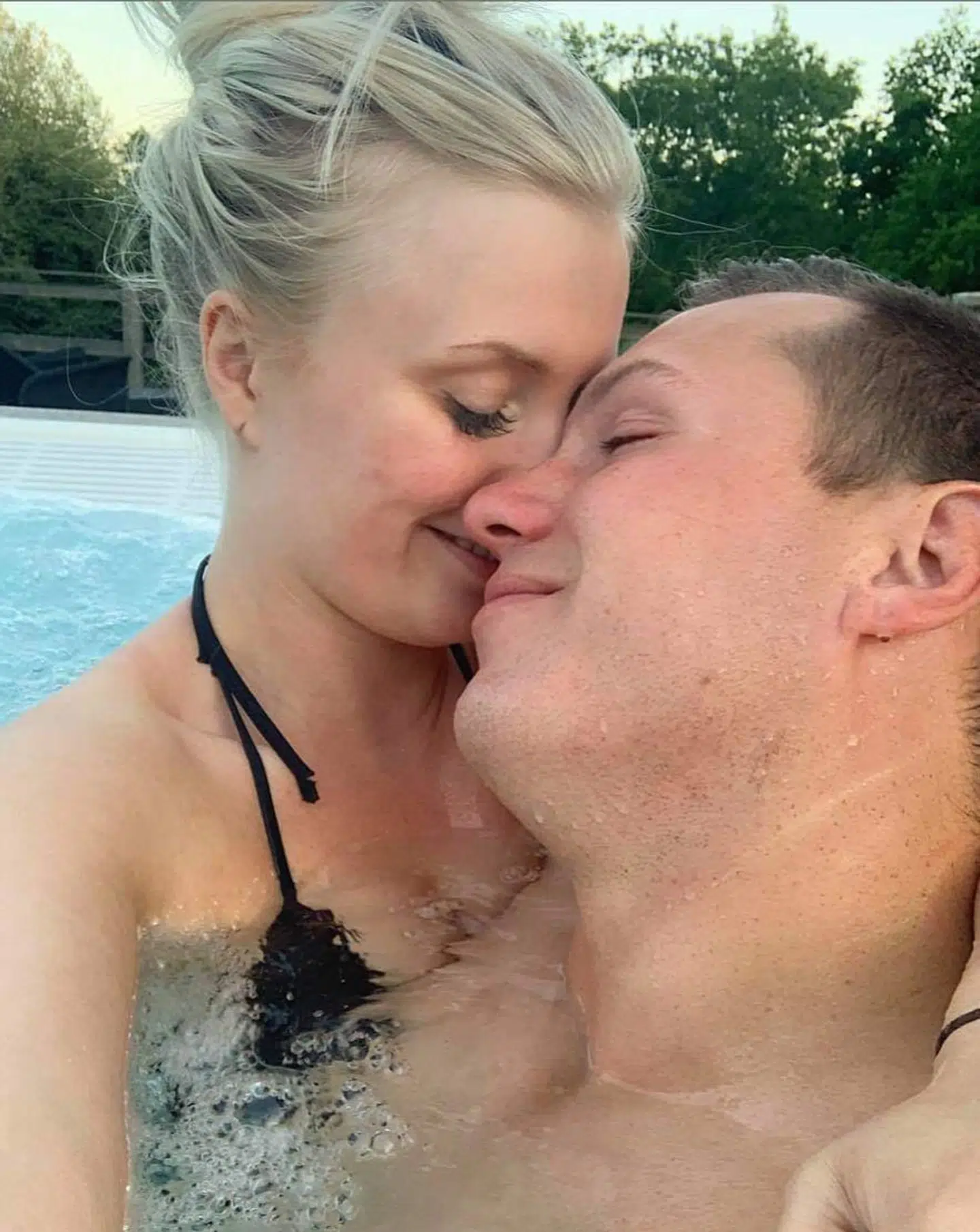 Michael Sommer med sin kone, smykkedesigner Maria Kronholm. Foto: Privat