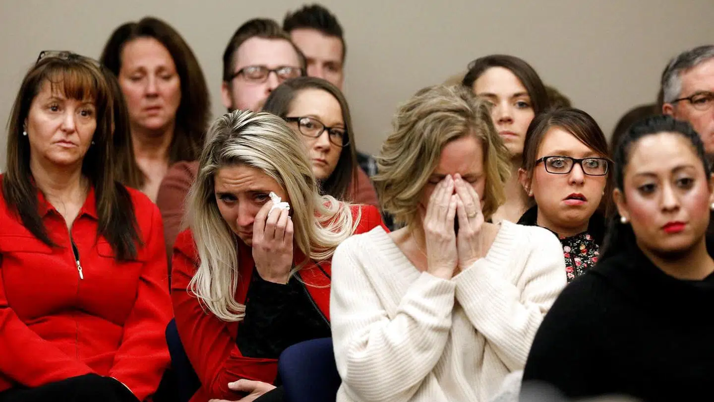 Ofrene trådte frem en efter en og fortalte, hvad Larry Nassar havde gjort ved dem.