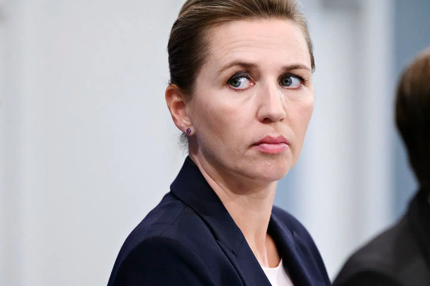 Statsminister Mette Frederiksen (S), da hun sammen med finansminister Nicolai Wammen (S) og beskæftigelsesminister Peter Hummelgaard (S) holder pressemøde om reformudspillet: 'Danmark kan mere I' i Spejlsalen i Statsministeriet i København, tirsdag den 7. september 2021.. (Foto: Philip Davali/Ritzau Scanpix)