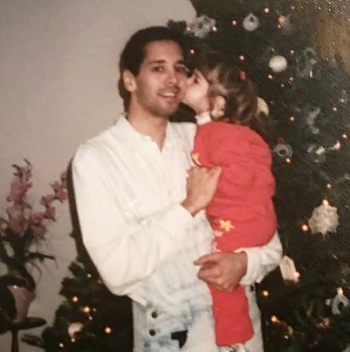 Olivia Perez med sin far, Anthony, som mistede livet 11. september 2001.