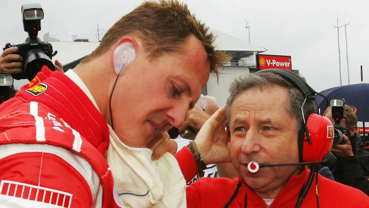 Michael Schumacher og Jean Todt i tiden hos Ferrari.