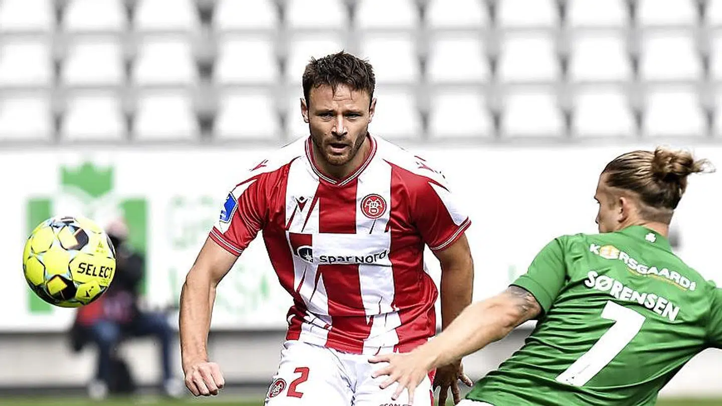 Kristoffer Pallesen kunne tilføje to assist flere til totalen i søndagens AaB-sejr i Viborg.