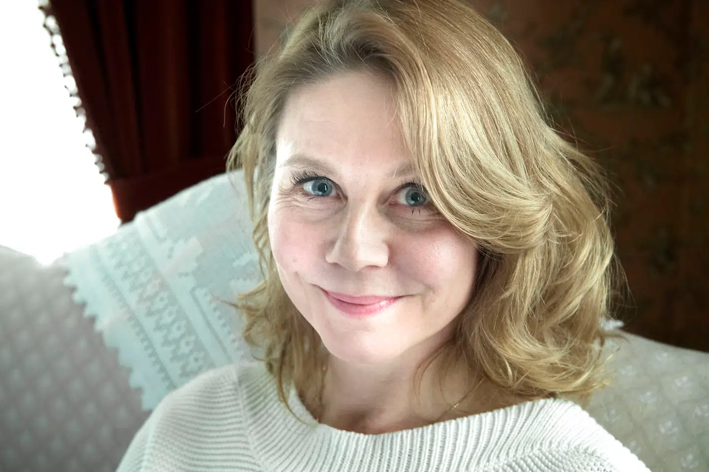 Skuespiller Anne Louise Hassing .