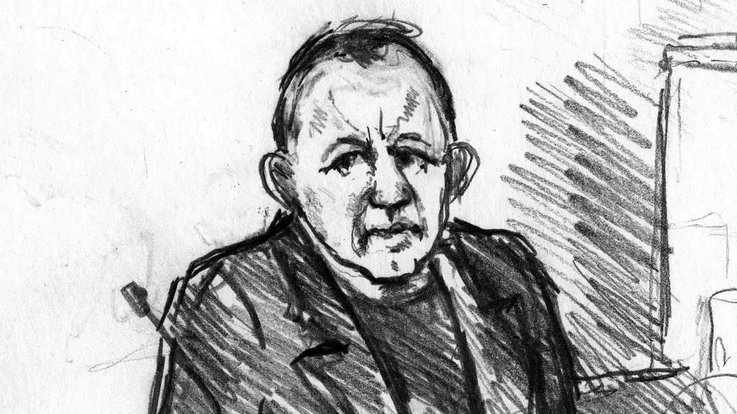 Peter Madsen (Sketch by : Anne Gyrithe Schûtt/Ritzau Scanpix). (Foto: Anne Gyrite Schütt/Ritzau Scanpix)