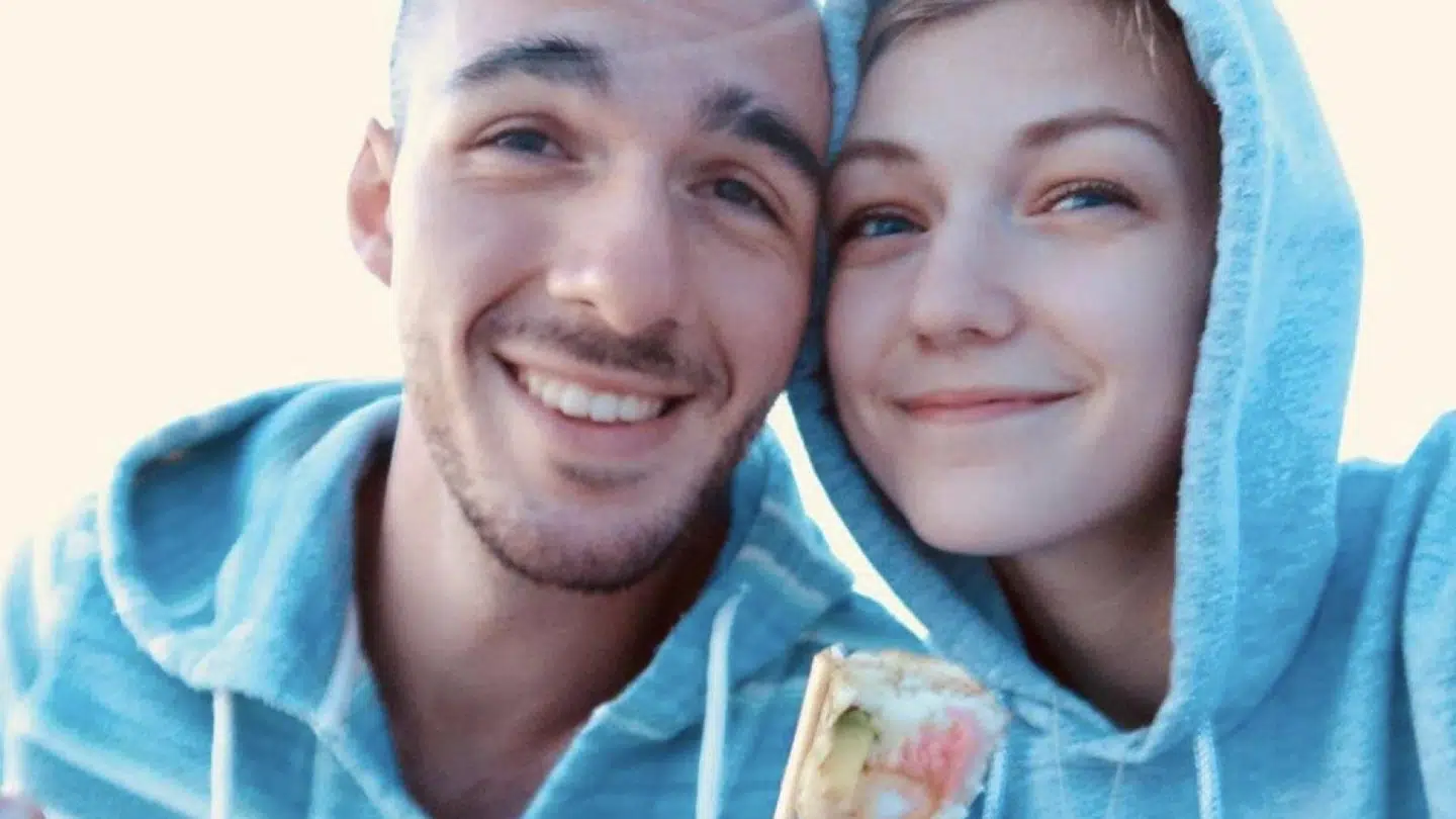 Billedet her blev ifølge Gabbys Instagram taget på parrets første date.