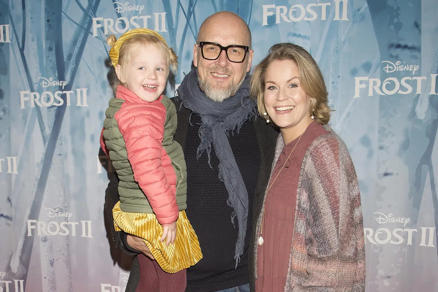 Cecilie Hother med sin mand Thomas Gregers Honoré og datteren Ellinor, der i dag er fem år.