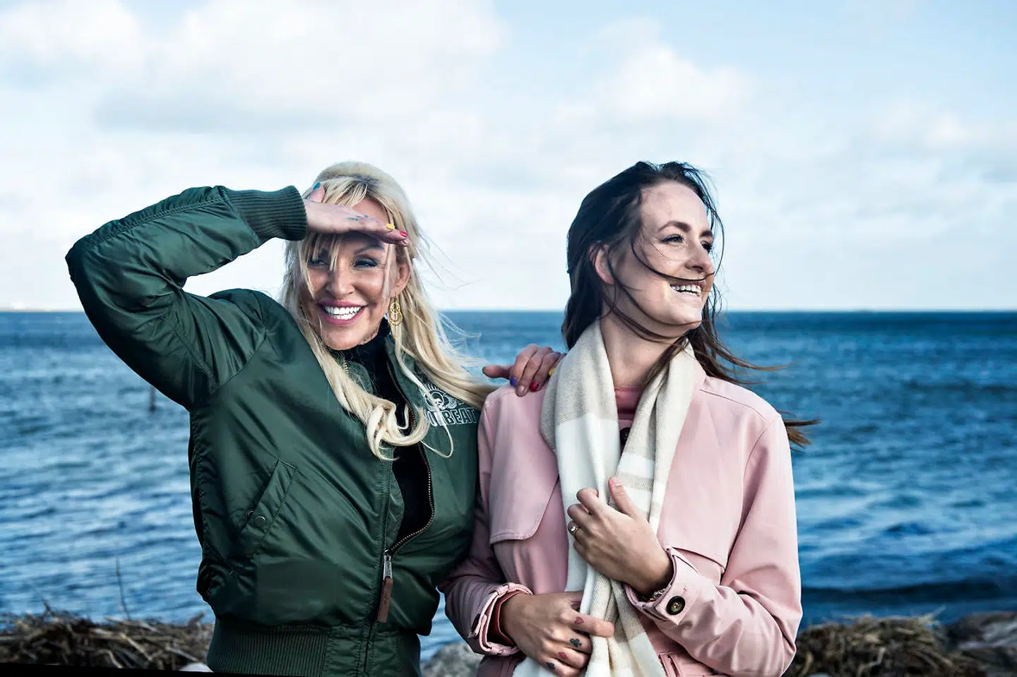 Linse Kessler og Stephanie 'Geggo' Salvarli har været dødeligt uvenner, men er nu på talefod igen.