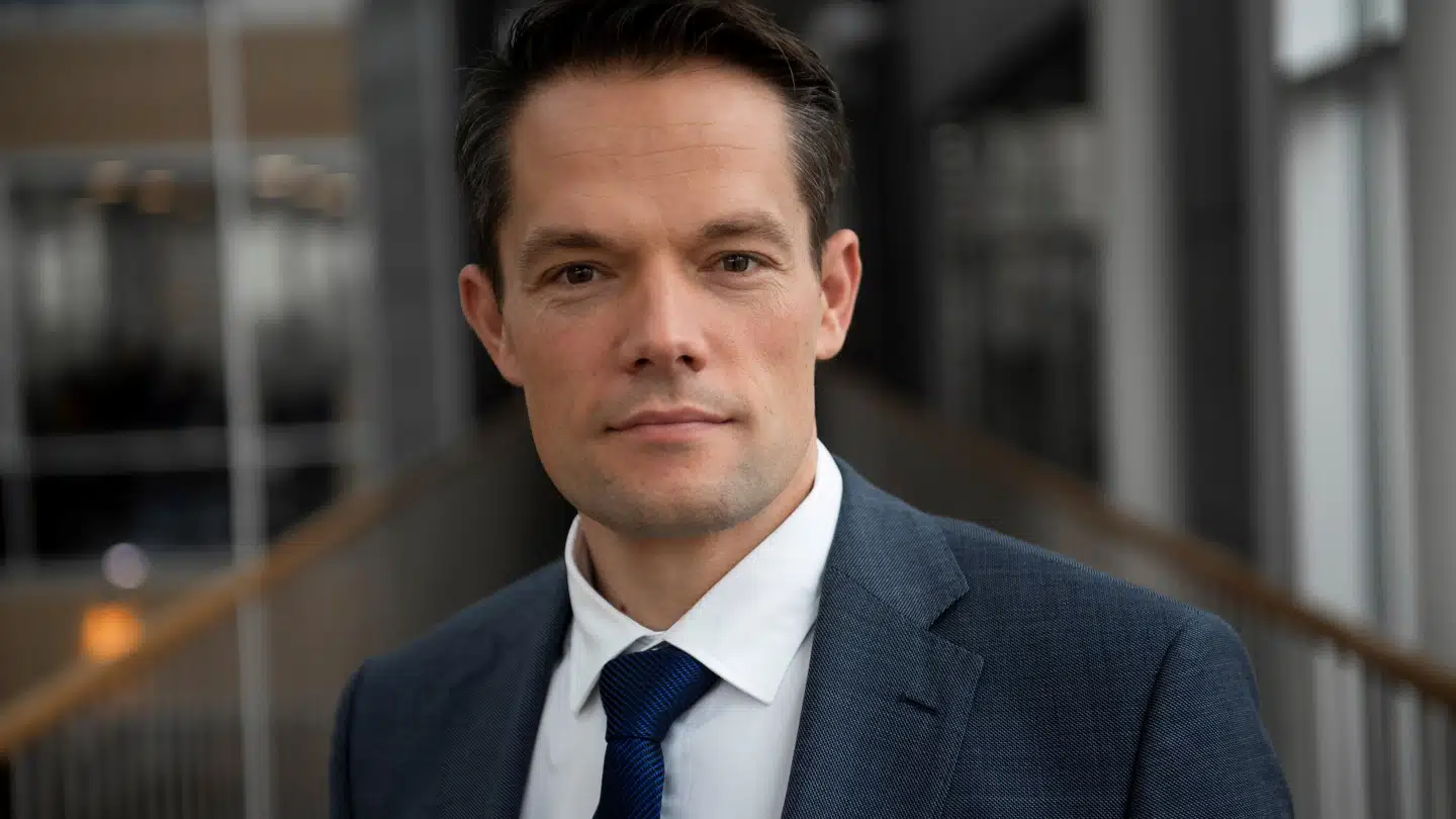 Christian Baltzer tiltrådte som topchef i Codan 1. februar i 2020 og fik sin ilddåb med coronapandemien, der har vendt op og ned på hverdagen for koncernen og de ansatte. Pr-foto: Codan