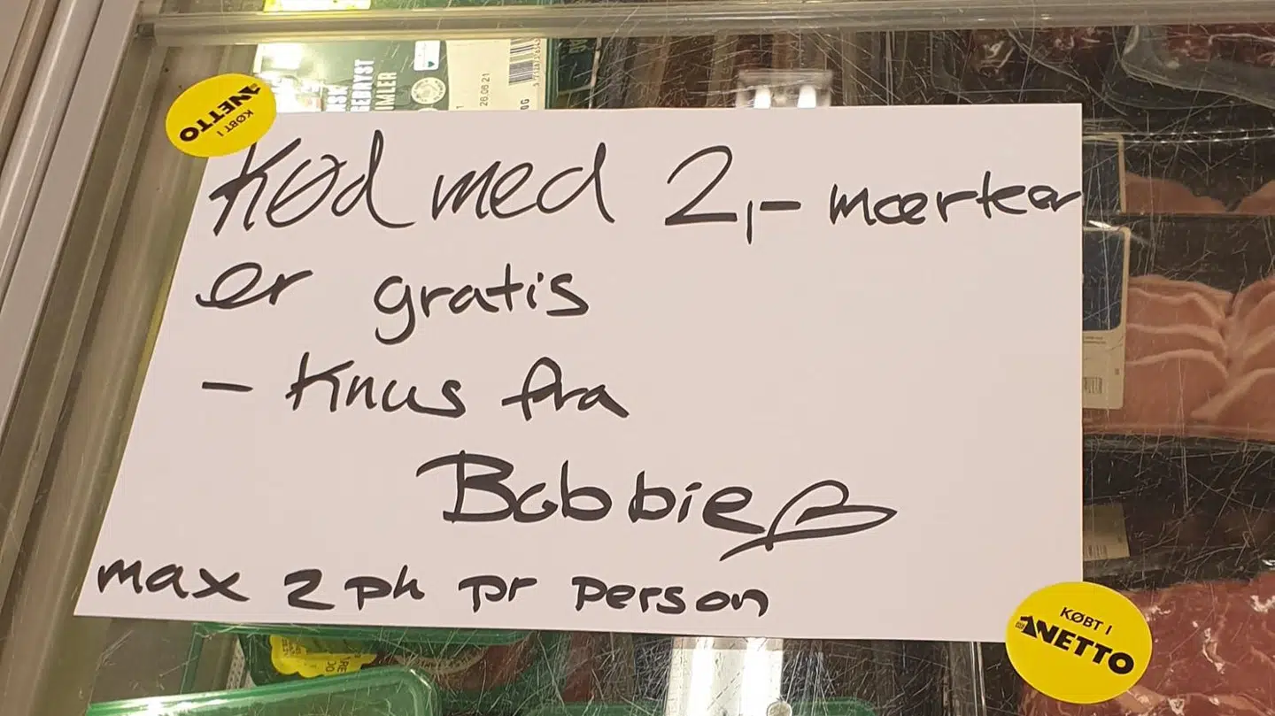 Bobbie Nielsen deler alt lige fra mad til legetøj ud.