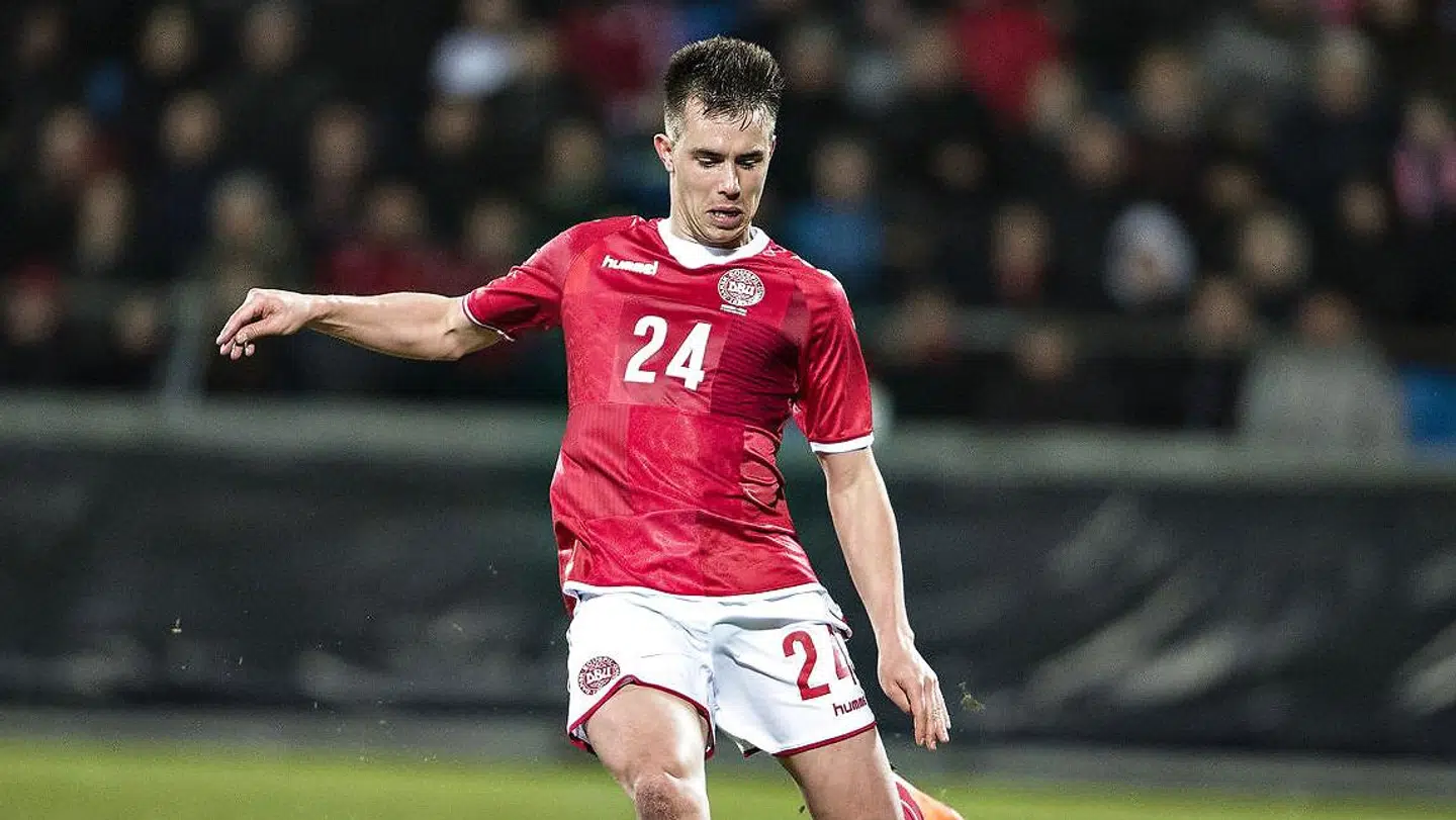 Danmarks Jonas Knudsen er blevet far, mens han er i Rusland med det danske landshold.