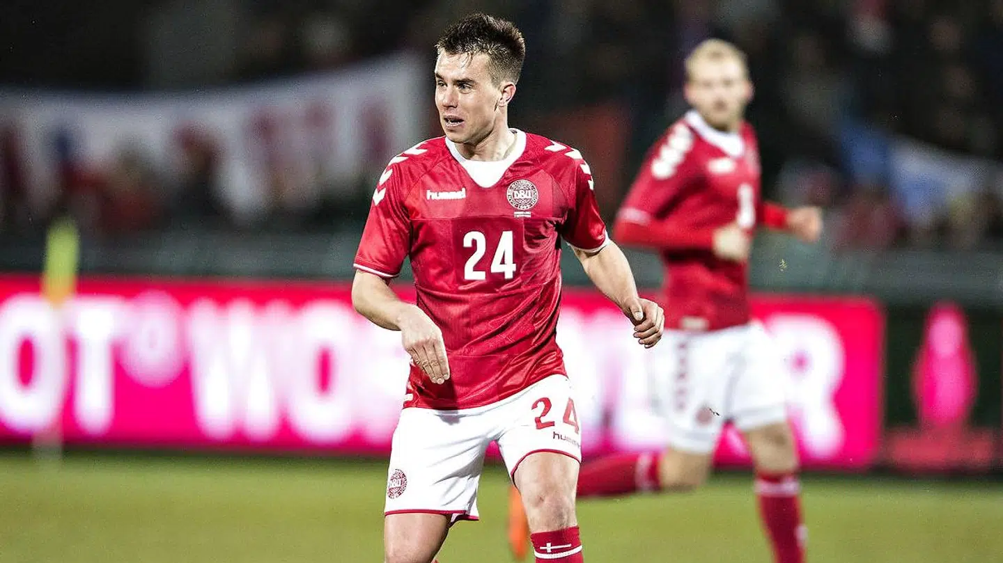 Jonas Knudsen er hjemme på et kort visit i Danmark.