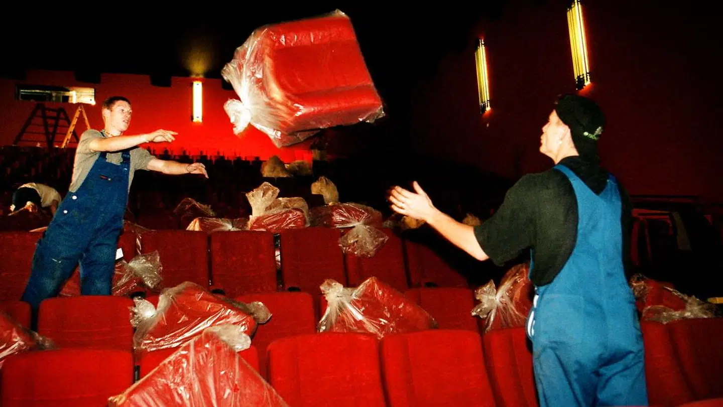 Puder blev kastet gennem luften da Cinemaxx ved Fisketorvet for 21 år siden blev gjort klar til åbning.