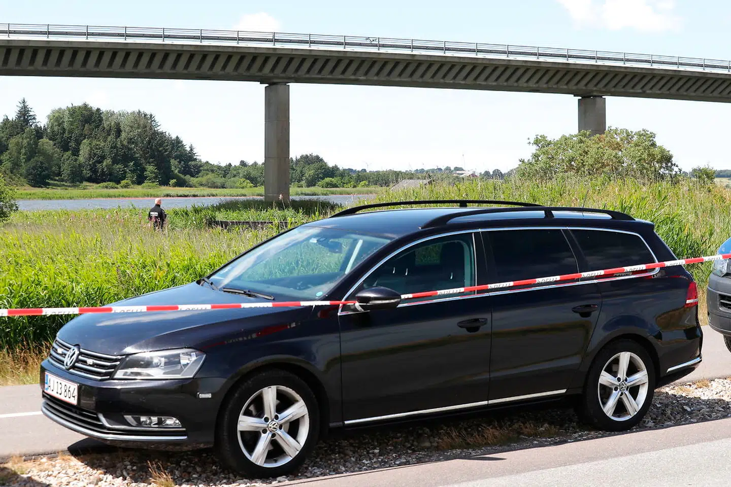 Det var her ved Legind Sø på Mors, den ni-årige pige blev taget med og efterfølgende voldtaget. En 34-årig mand er sigtet og varetægtsfængslet i sagen. Han nægter sig skyldig.Foto: Rasmus Skaftved