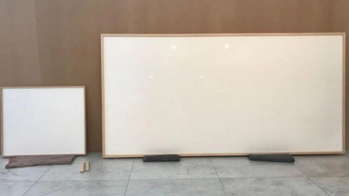 Sådan endte værket 'Take the Money and Run' med at se ud – uden synet af nogen pengesedler.