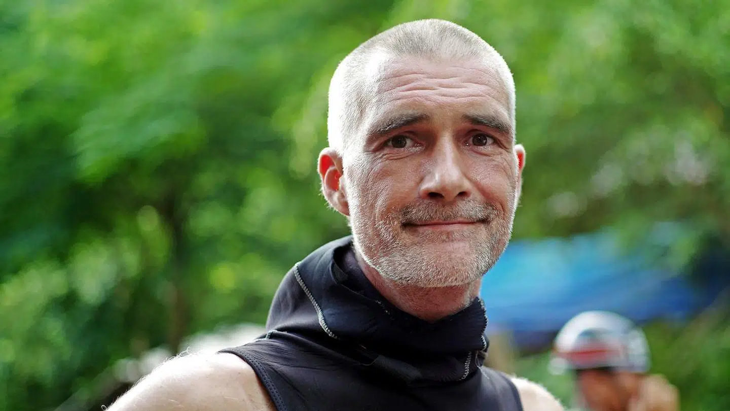 Danske Ivan Karadzic på stedet Tham Luang grrottesystemet, hvor han arbejder som frivillig med at redde de 12 drenge og deres træner ud i friheden.