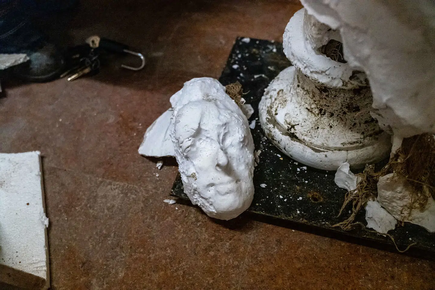 Salys buste af Frederik 5. (der tilhører Det Kongelige Akademi for de Skønne Kunster, Akademiraadet), som den ser ud i dag, efter at den i fjor blev »rematerialiseret«. Foto: Mikkel Scharff