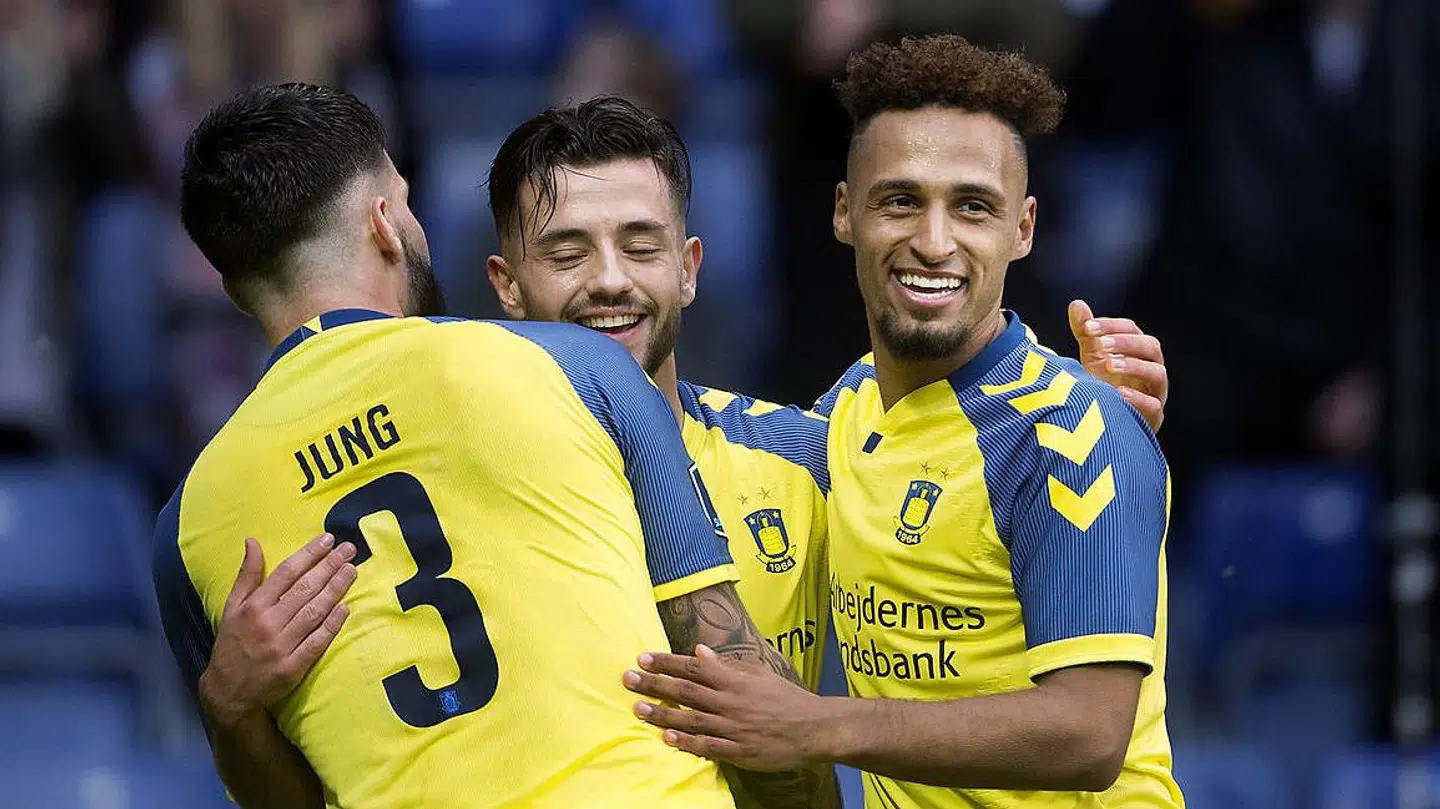 Hany Mukhtar er en særdeles vigtig spiller for Brøndby, hvis fans jublede vildt, da han blev sikret på en fireårig kontrakt i april 2017.