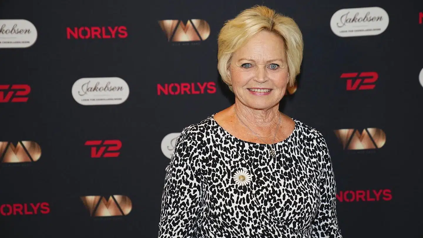 B.T. har talt med Hilda på den røde løber før 'Vild med dans'-showet.