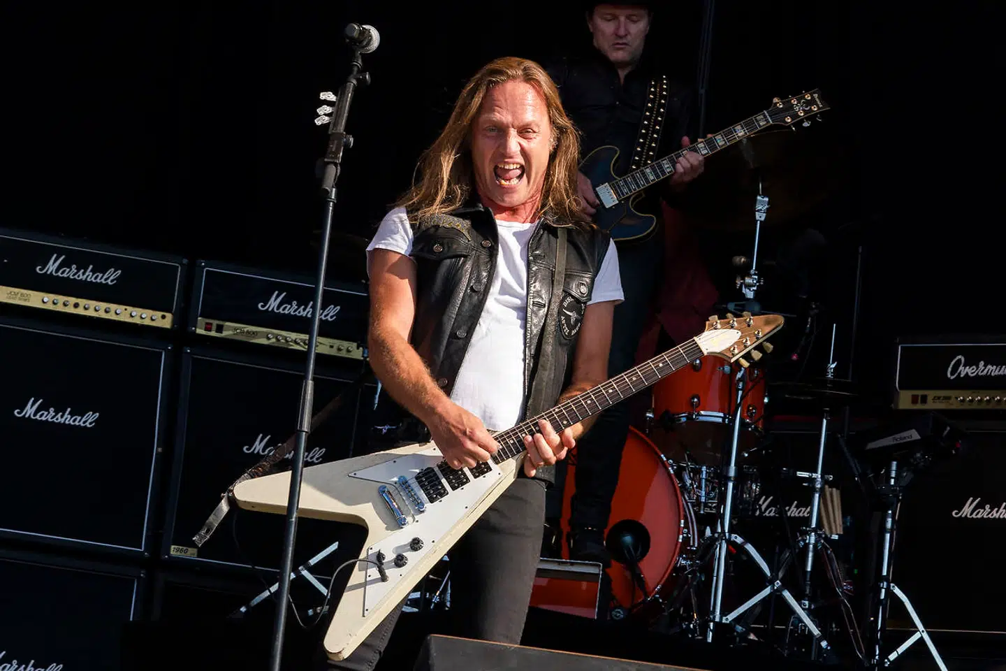 DAD på scenen til Grøn på Tiøren i København. Grøn 2018 afholdes på Tiøren på Amager i København, torsdag den 19. juli 2018. (foto: Martin Sylvest/Scanpix Ritzau 2018)
