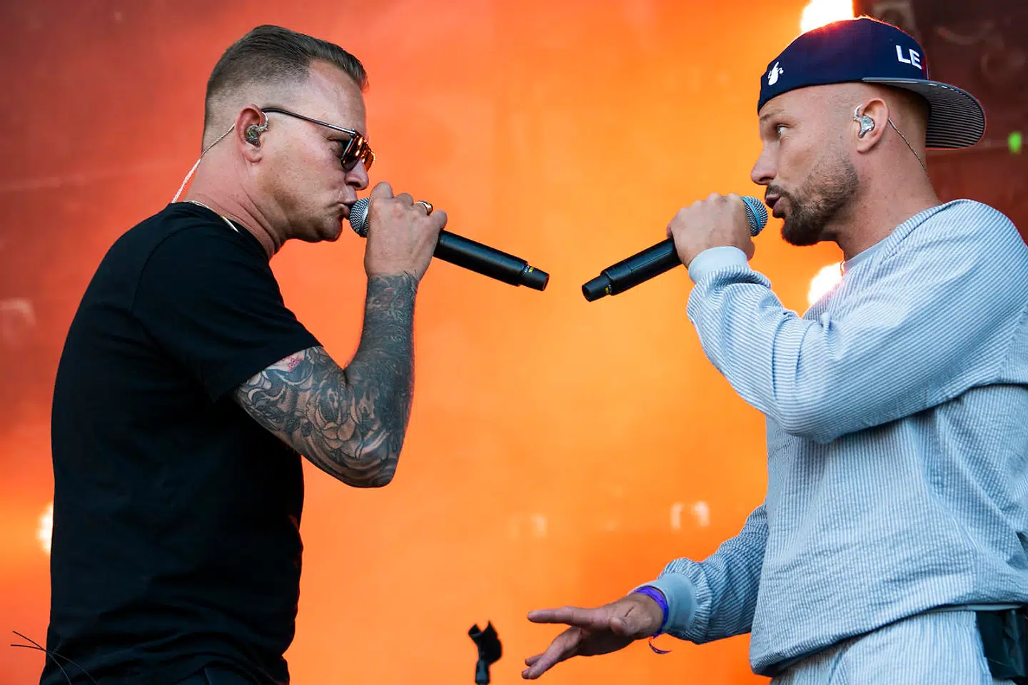 Suspekt på scenen til Grøn på Tiøren i København. Grøn 2018 afholdes på Tiøren på Amager i København, torsdag den 19. juli 2018. (foto: Martin Sylvest/Scanpix Ritzau 2018)