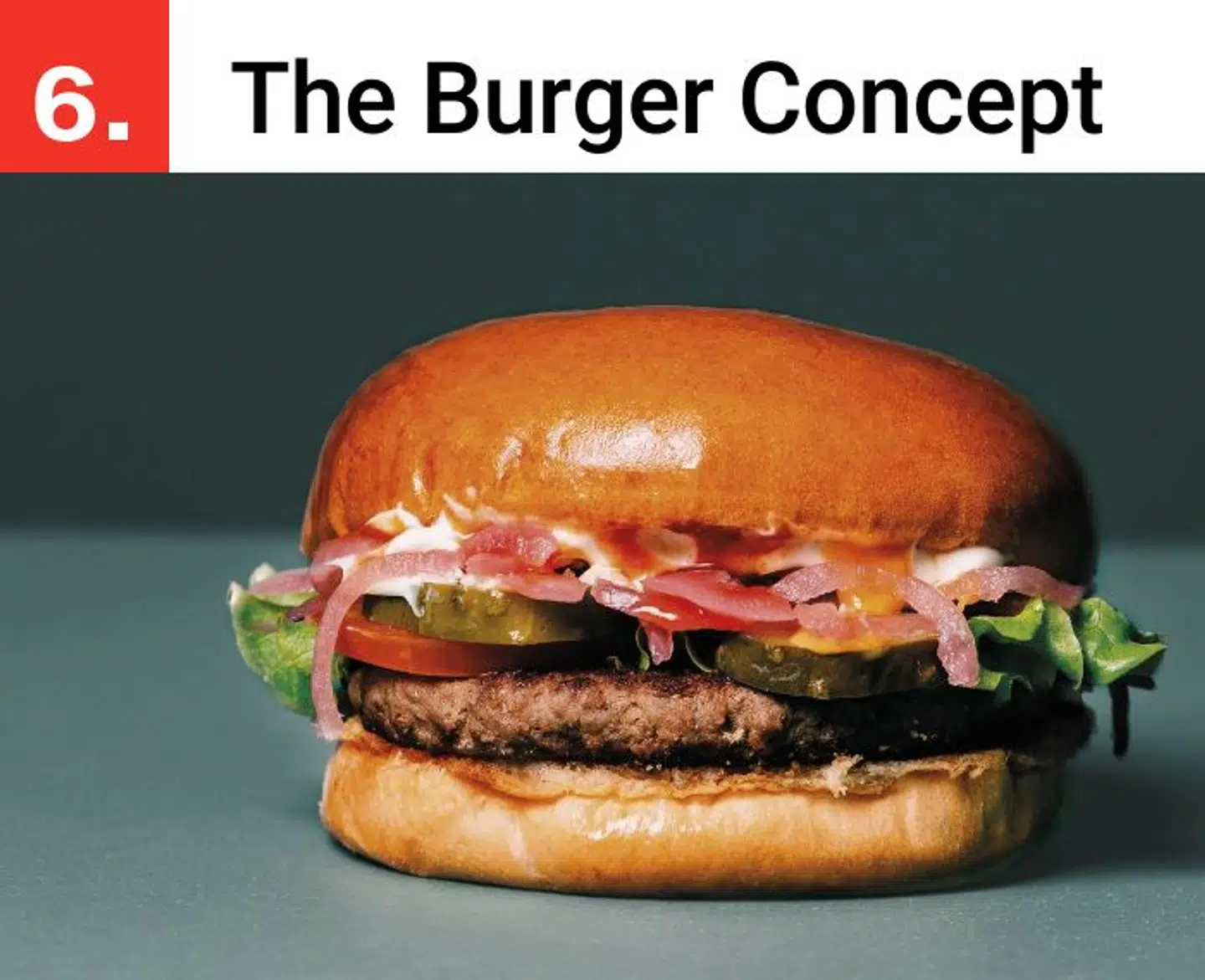 Selvom The Burger Concept er relativt ny i Aalborg, indtager de en sjetteplads på listen.