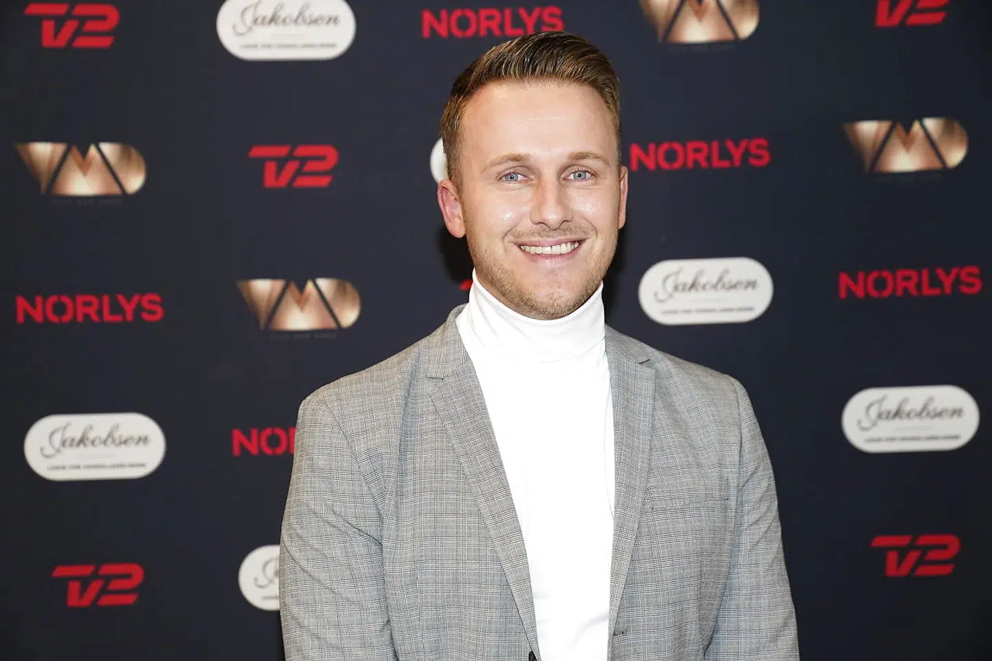 Nicolai Schwartz på den røde løber inden fredagens 'Vild Med Dans'.