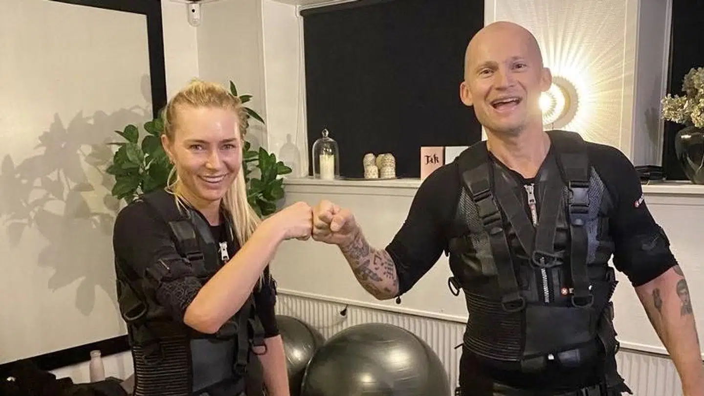 Christian Stadil med sin kone, Alice.