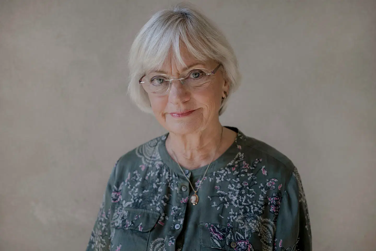 Pia Kjærsgaard. Fotograferet i Bibliotekshaven ved Folketinget.