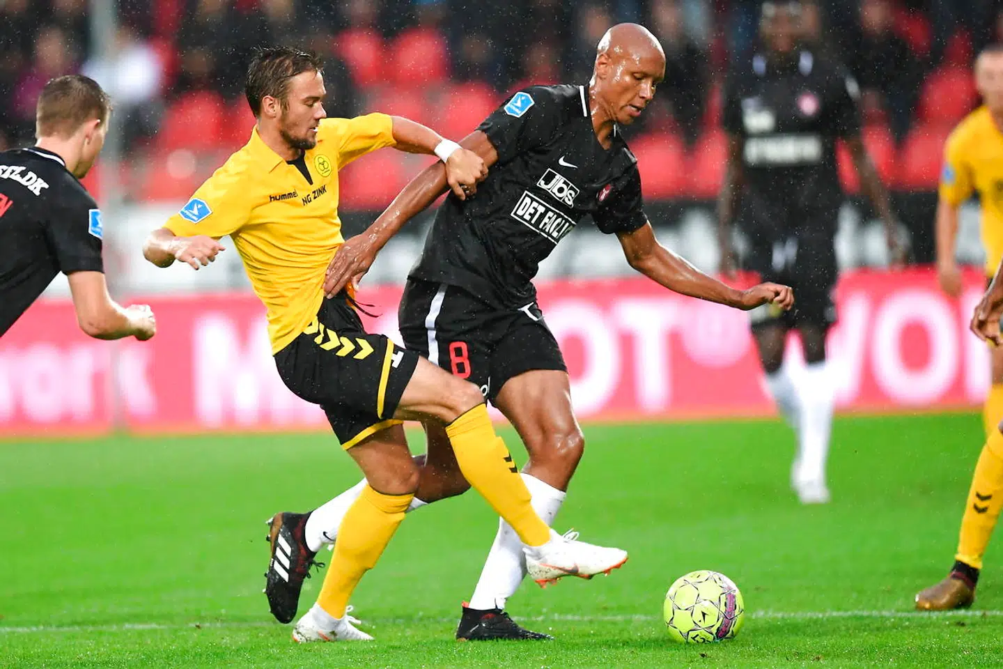 Superliga-fodbold: FC Midtjylland mod AC Horsens. Søndag den 12. august 2018.