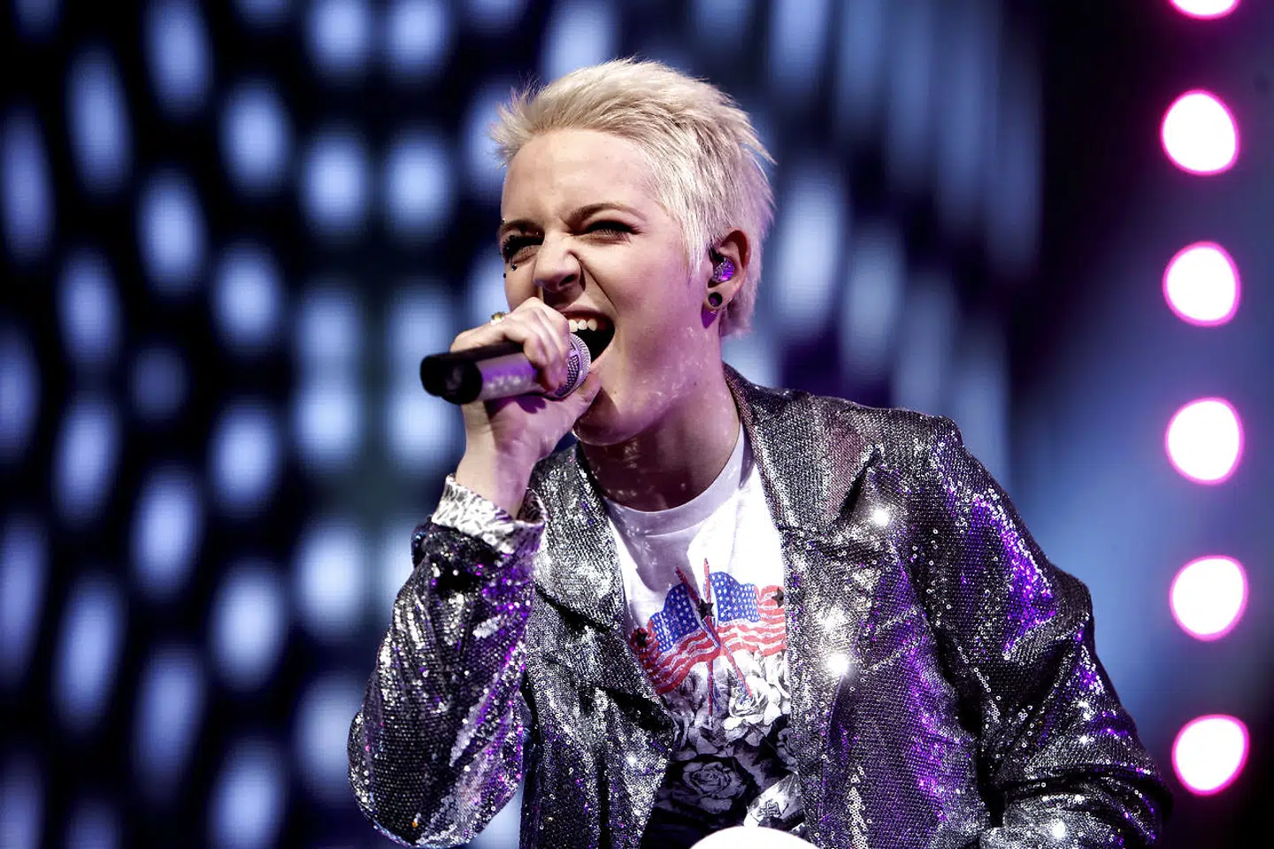 Sådan så det ud, da Sarah som 15-årig vandt 'X Factor' i 2011.
