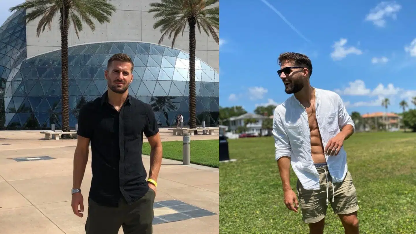Palmetræer, solskin og 30 grader hver dag. Sebatian Dalgaard har fundet sig godt til rette i Florida.