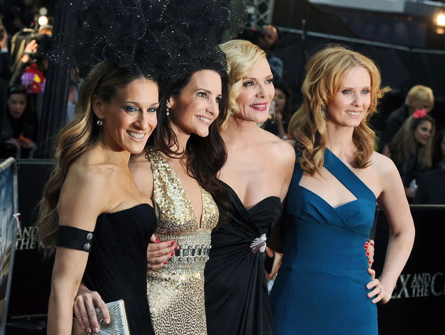 Det oprindelige firkløver fotograferet i 2010 (fra venstre): Sarah Jessica Parker, Kristin Davis, Kim Cattrall og Cynthia Nixon.