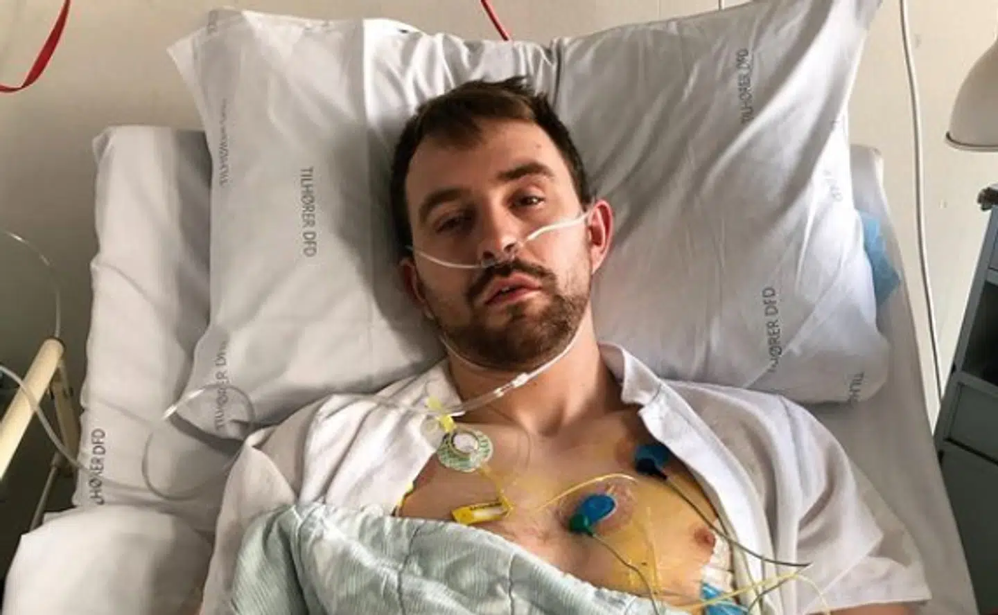 William var indlagt i otte dage på Aalborg Universitetshospital.