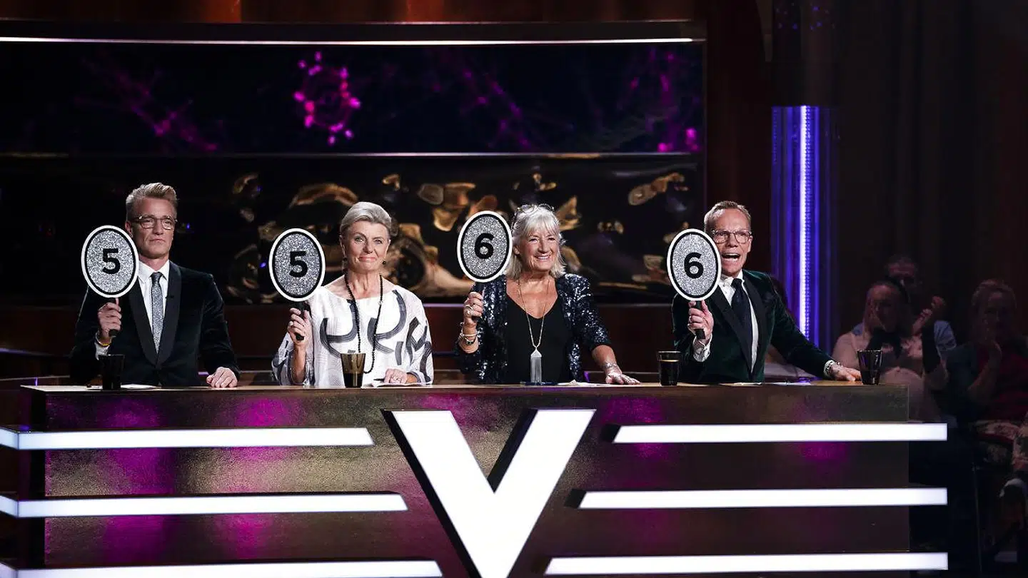 De fire Vild med Dans-dommere.