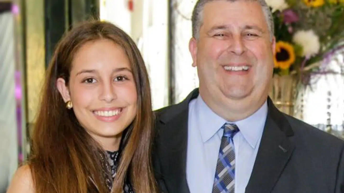 Tony Montalto med datteren Gina.
