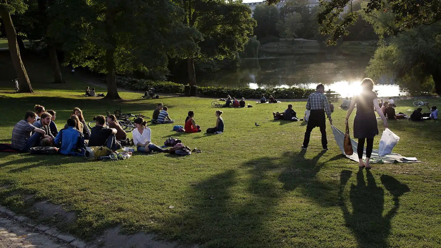 Sensommer aften i H.C Ørsted Parken sidste år.