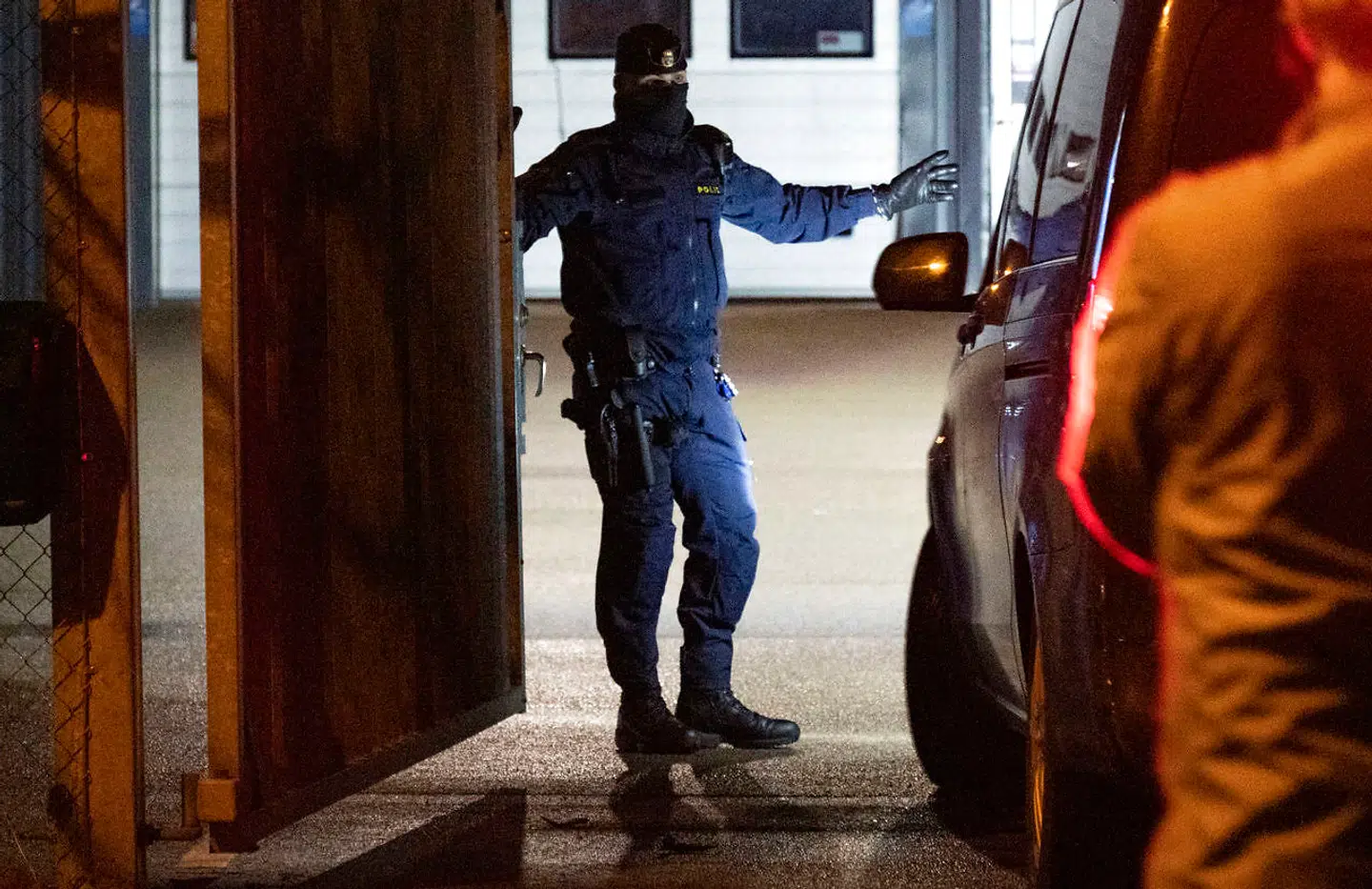 Den 31-årige kvinde blev fundet i dette industriområde.