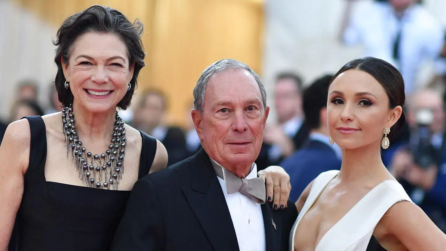 Michael Bloomberg med sin datter, Georgina Bloomberg, og Diana Taylor.