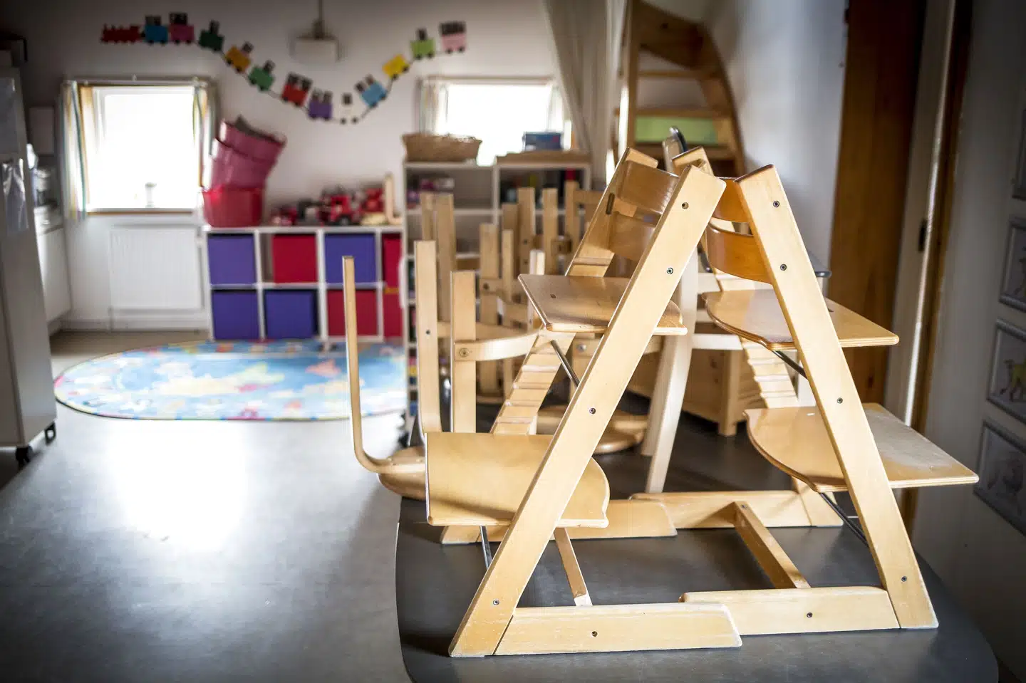 Hvis det er uforsvarligt at modtage børn, kan der ske indskrænkninger i pasningsgarantien, lyder beskeden fra Børne- og Undervisningsministeriet. Meldingen falder i god jord i Hillerød Kommune. Mads Claus Rasmussen/Ritzau Scanpix