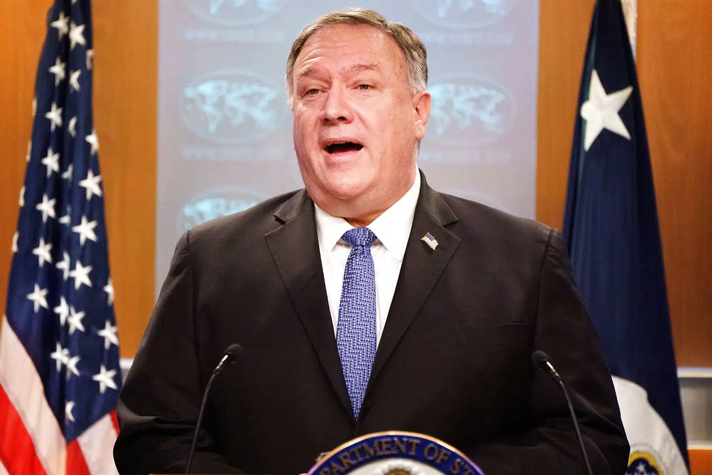 Mike Pompeo var i Donald Trumps præsidentperiode udenrigsminister. I dag agerer han ofte kommentator på Fox News.