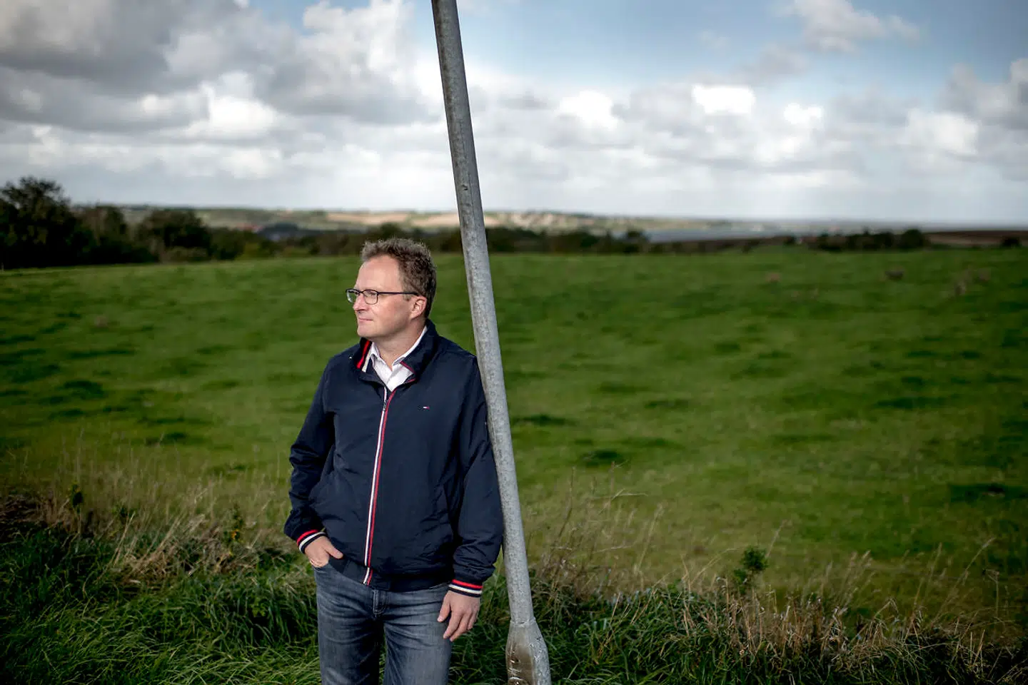 Portræt af Steffen Damsgaard, som er formand for Landdistrikternes Fællesråd.