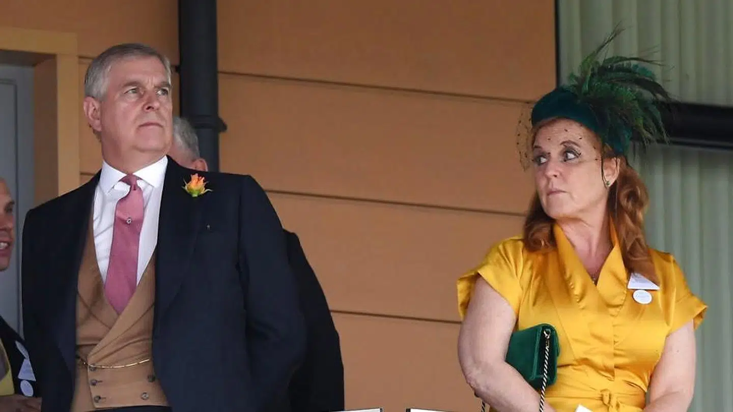 Prins Andrew med sin ekskone Sarah Ferguson.