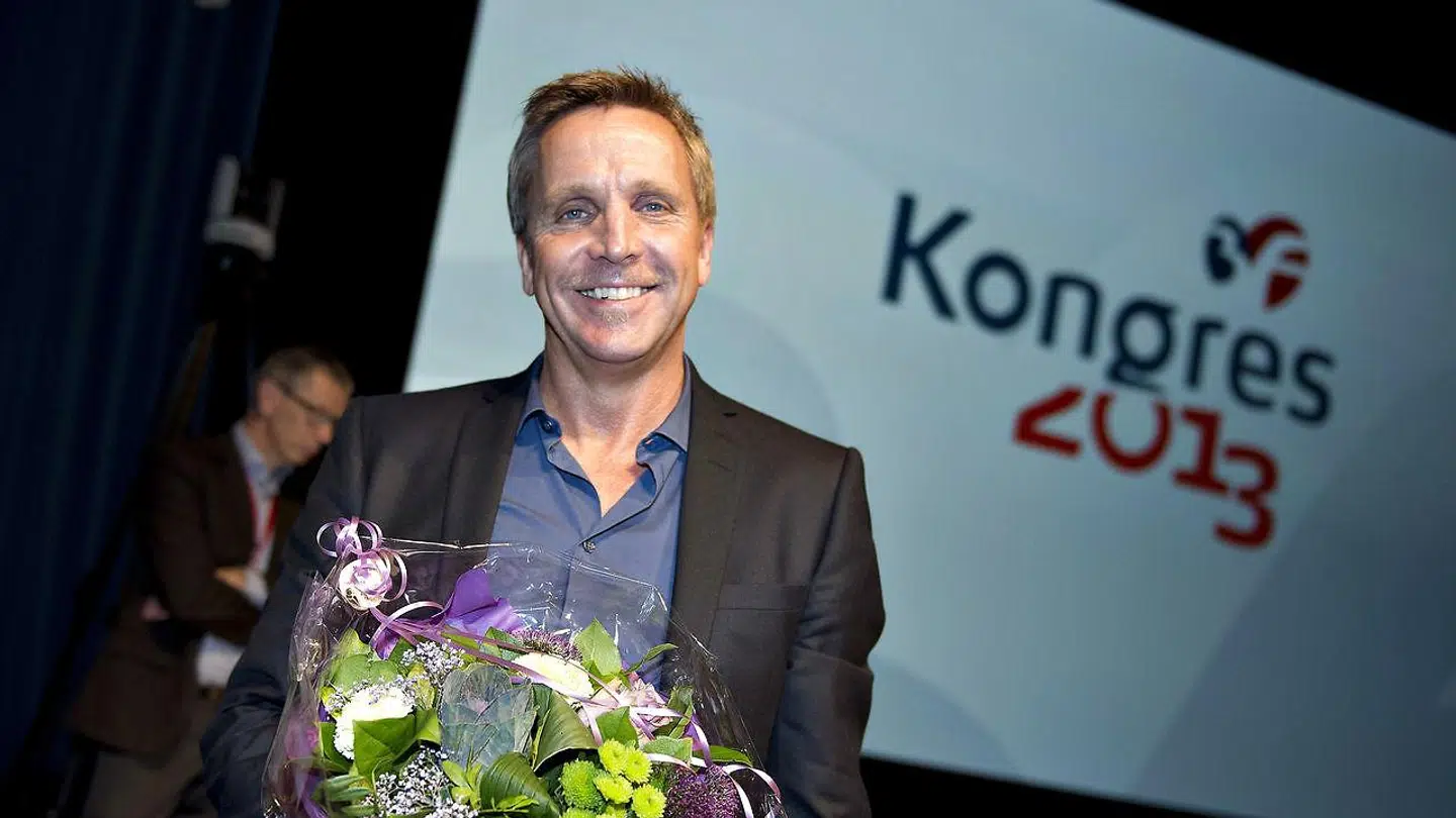 Per Christensen blev valgt som forbundsformand for 3F i 2013. Her ses han kort efter valget.