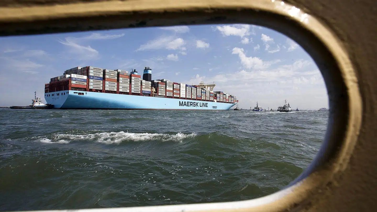 Containerskibe fra Maersk Line, det i dag helt centrale selskab i A.P. Møller - Mærsk.