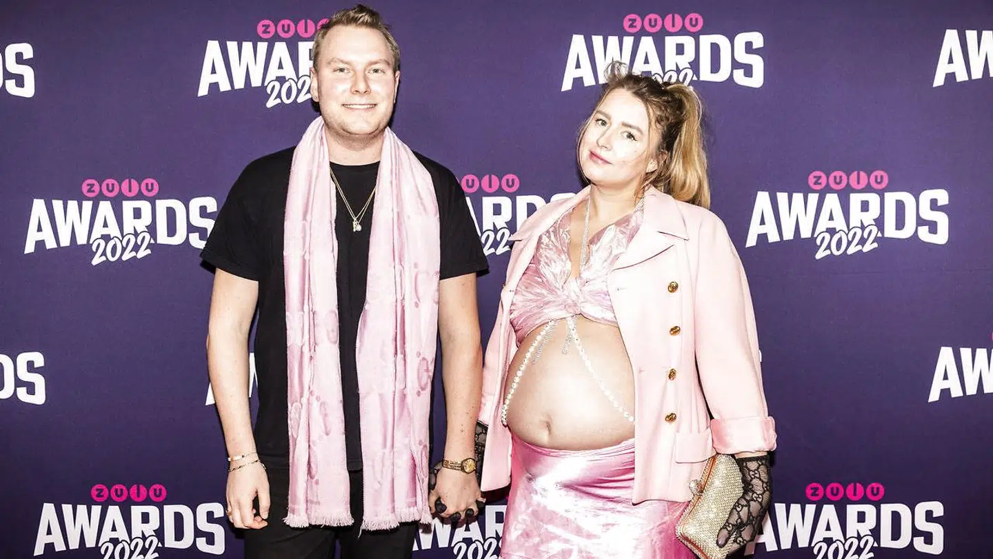 Maria Jencel og Pelle Peterpå den røde løber til Zulu Awards.
