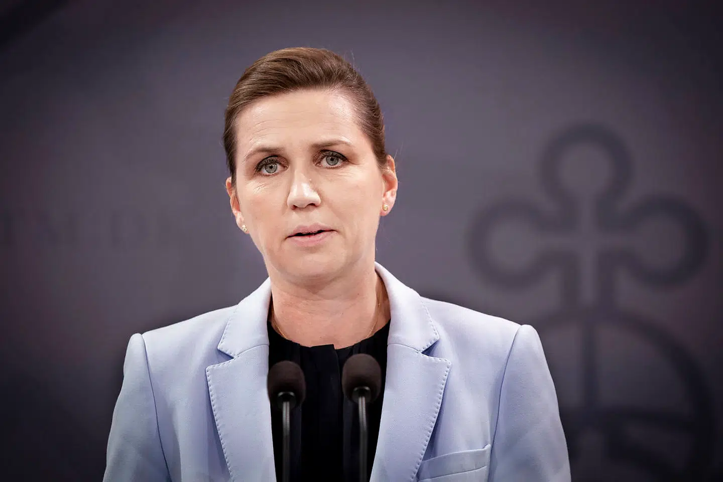 Statsminister Mette Frederiksen (S), udenrigsminister Jeppe Kofod (S) og forsvarsminister Morten Bødskov (S) holder pressemøde om samarbejdet med USA, i Spejlsalen i Statsministeriet på Christiansborg, torsdag den 10. februar 2022.