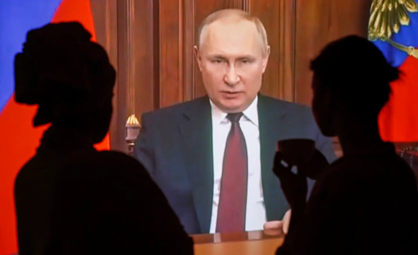 Russere ser Vladimir Putins tv-tale.